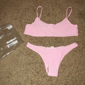 Light pink Ruffle bikini